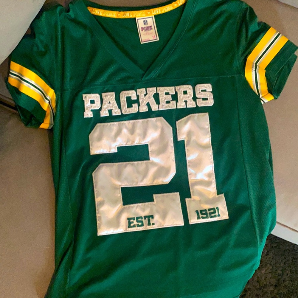 Victoria secret pink packers jersey